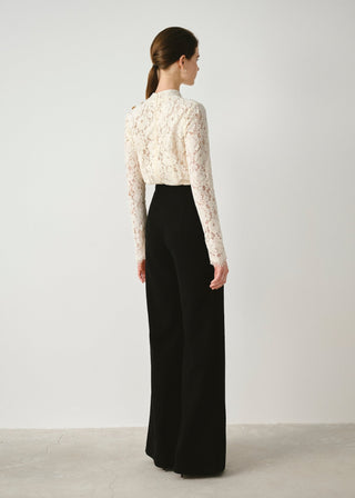 Tailored Wide-Leg Pants