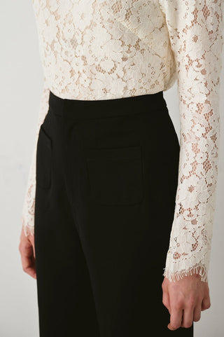Tailored Wide-Leg Pants