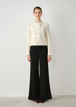 Tailored Wide-Leg Pants